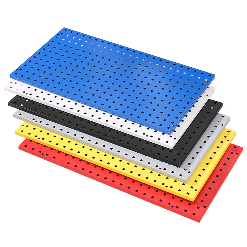 Workshop Tools On Wall - Wall mounted panels Round square hole