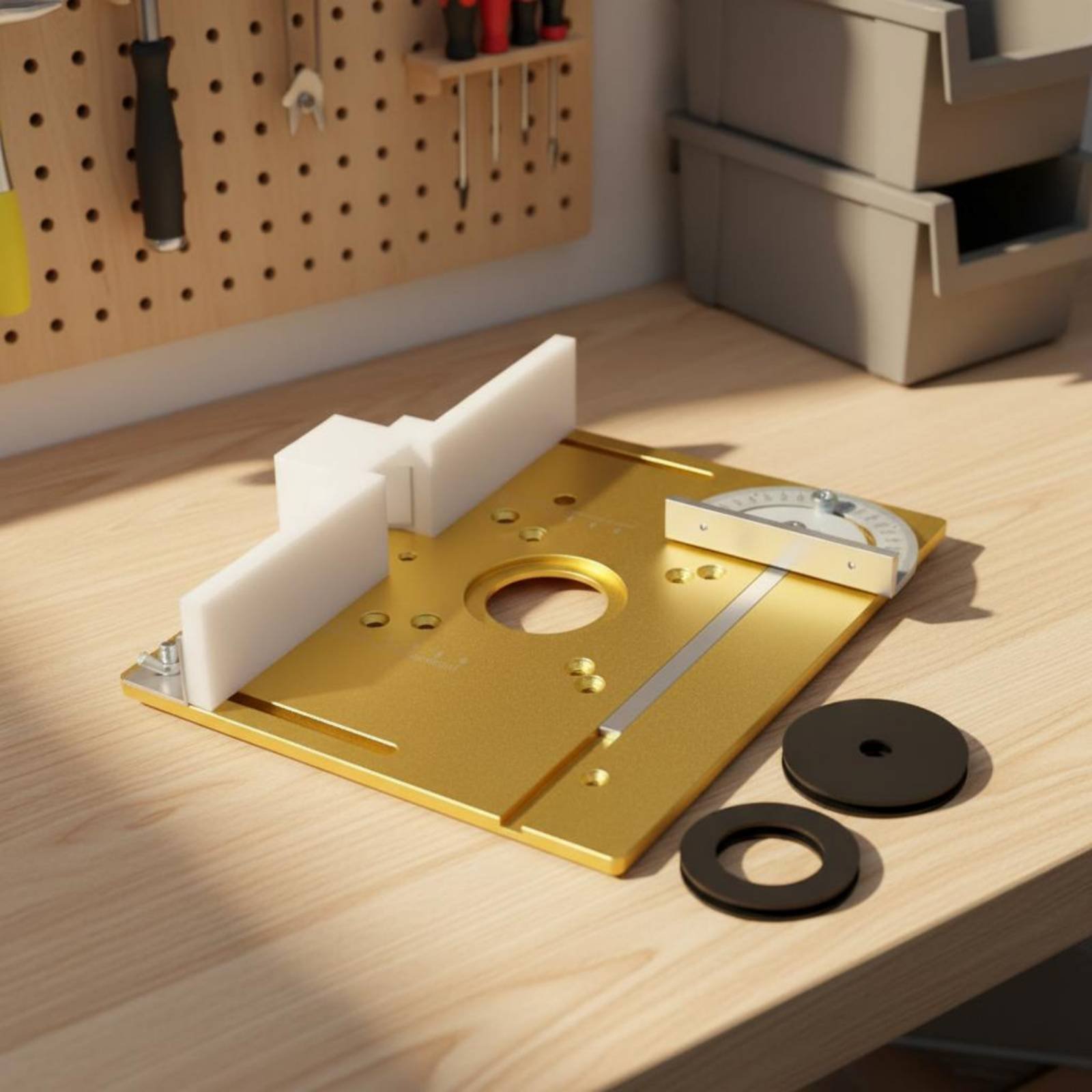 Router Table Insert - Aluminum Router Table Insert Plate Wear-Resistant