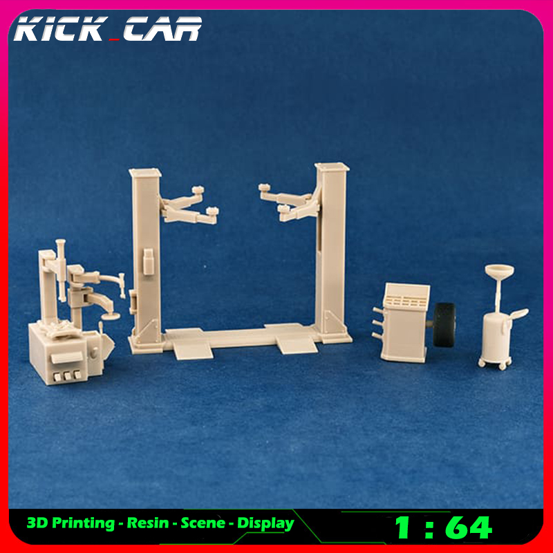 Workshop Tools Toy - Kickcar 1/64 Workshop Large Machinery Model
