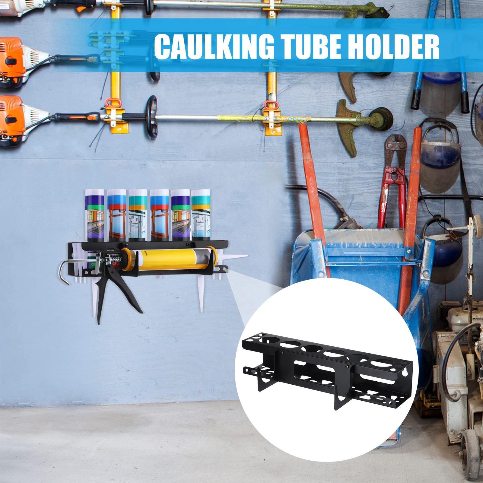Workshop Tools On Wall - Caulking Gun And Tube Holder Wall