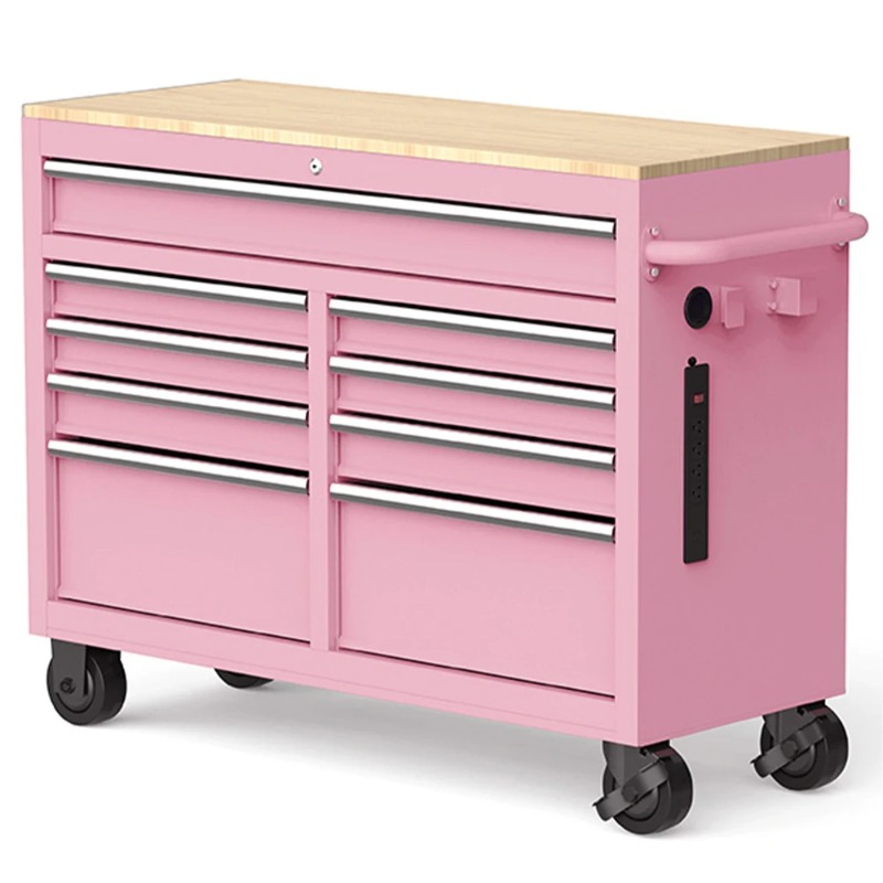 Workshop Use Tools - BlackTool Chest on Wheels 46-Inch 9-Drawer