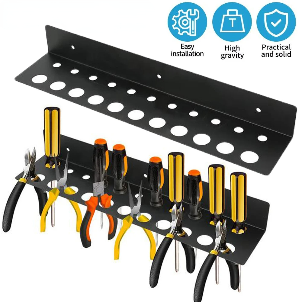 Workshop Tools Shelf - Screwdriver Tool Organizer Holder Pliers Hammer