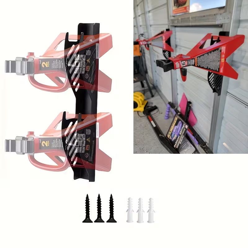 Workshop Tools On Wall - Jack Stand Wall Mount Organizer: Jack