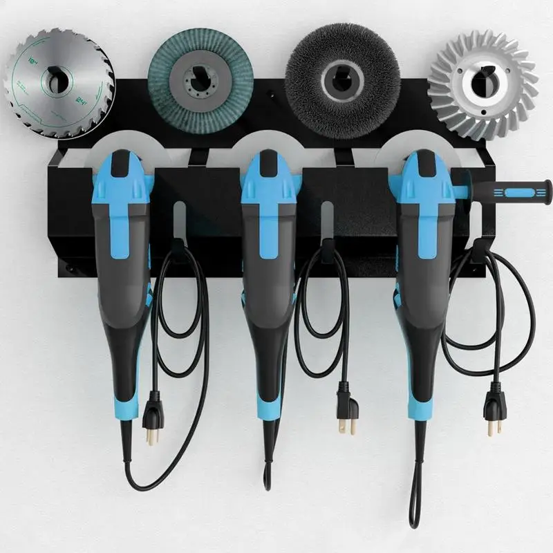 Workshop Tools On Wall - Wall Mount Angle Grinder Holder with