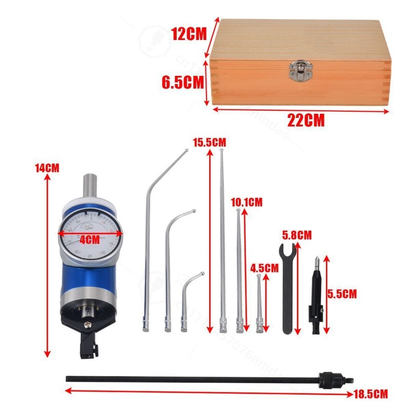 Workshop Tools Locations - Blue Industrial Lever Dial Indicator 0-3mm