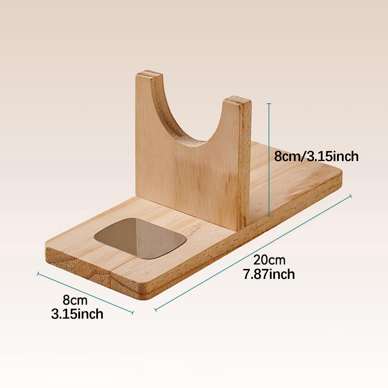 Wooden Hot Glue Holder Desktop - Workshop Tools Shelf ulasan dan harga