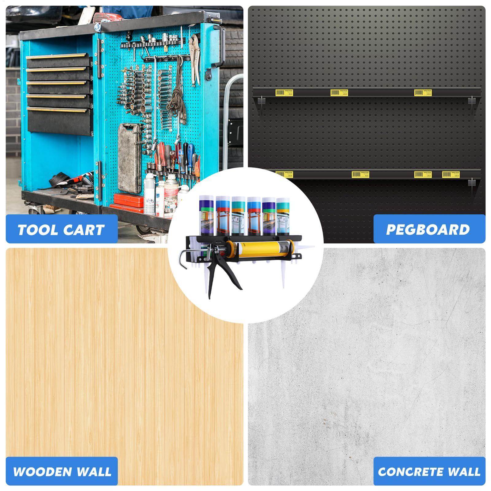 Caulking Gun And Tube Holder W - Workshop Tools On Wall ulasan dan harga
