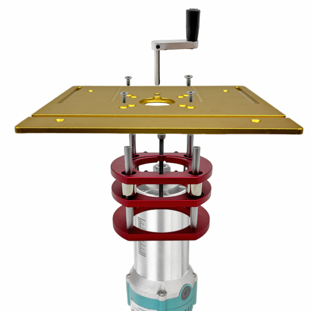 Aluminum Router Lift Kit with  - Router Table Insert ulasan dan harga