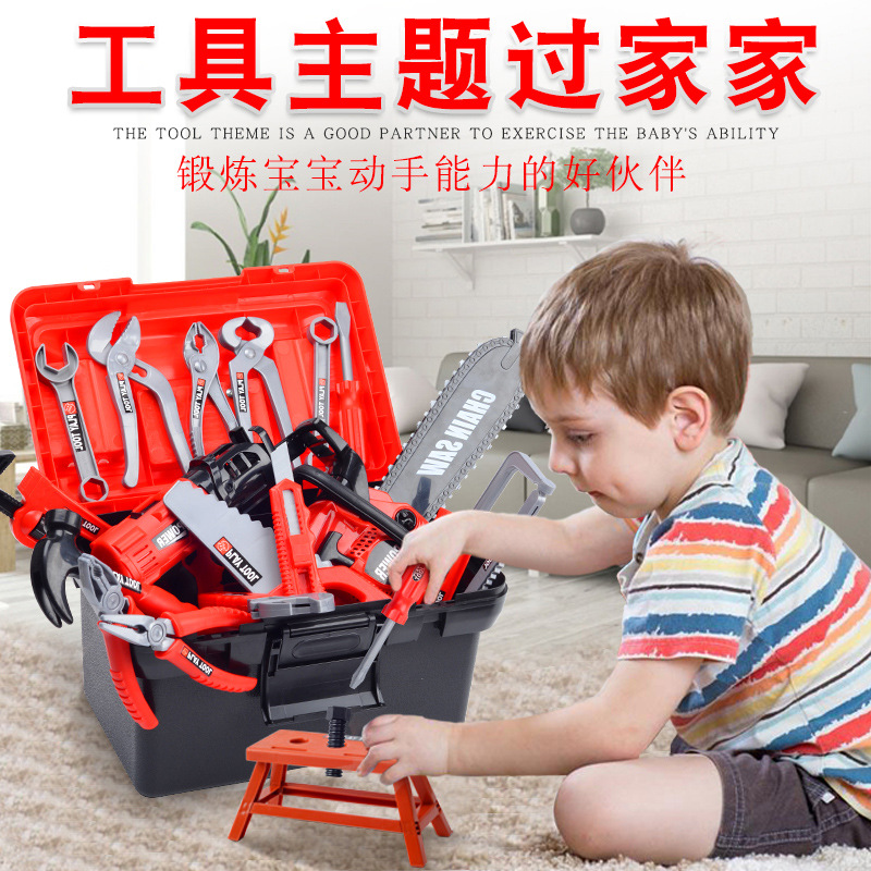 Kids Tool Set Pretend Play Dri - Workshop Tools Toy ulasan dan harga
