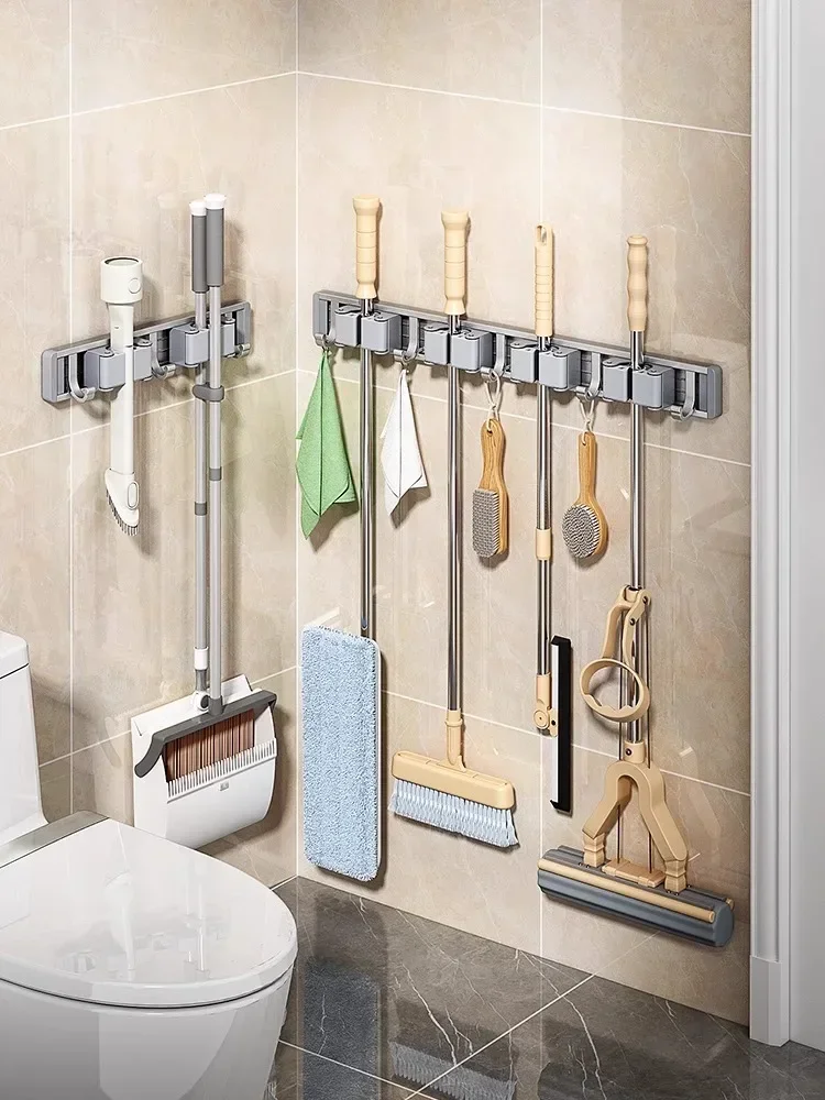 Mop and Broom Organizer Mop Ho - Workshop Tools On Wall ulasan dan harga
