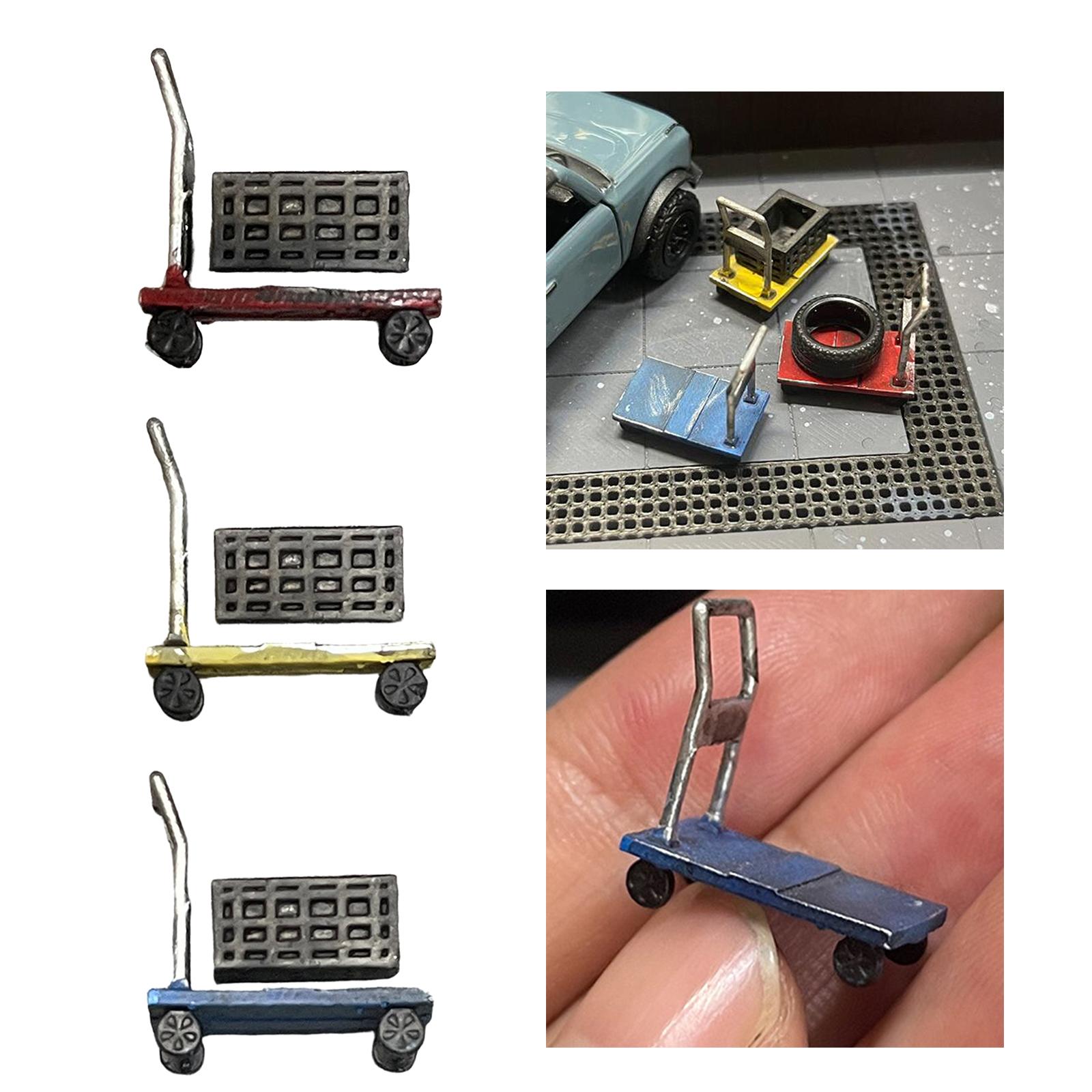 Miniature Handcart in 1:64 Sca - Workshop Tools Toy ulasan dan harga