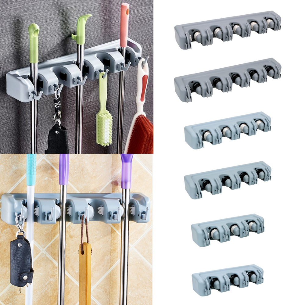 Magic Plastic Mop Holder Stora - Workshop Tools On Wall ulasan dan harga