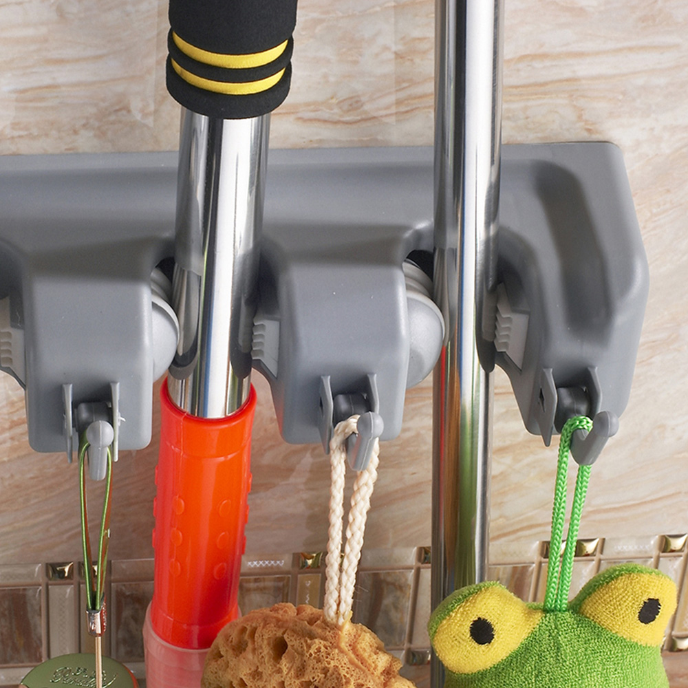 Magic Plastic Mop Holder Stora - Workshop Tools On Wall ulasan dan harga