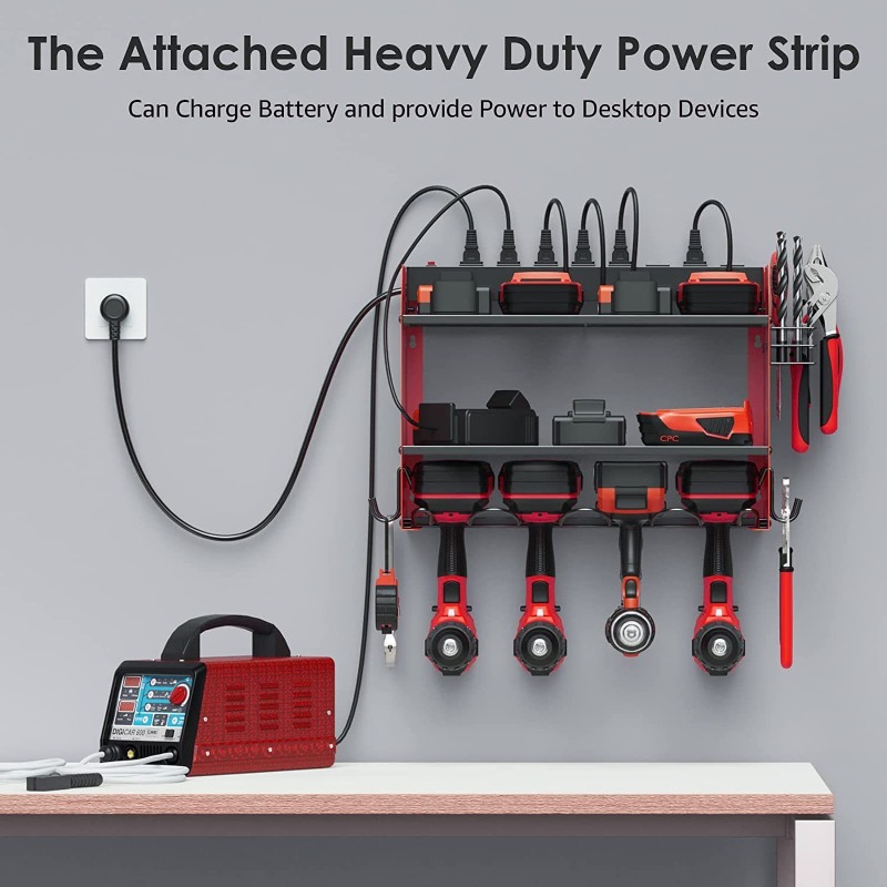 Wall-Mounted Power Tool Storag - Workshop Tools Shelf ulasan dan harga