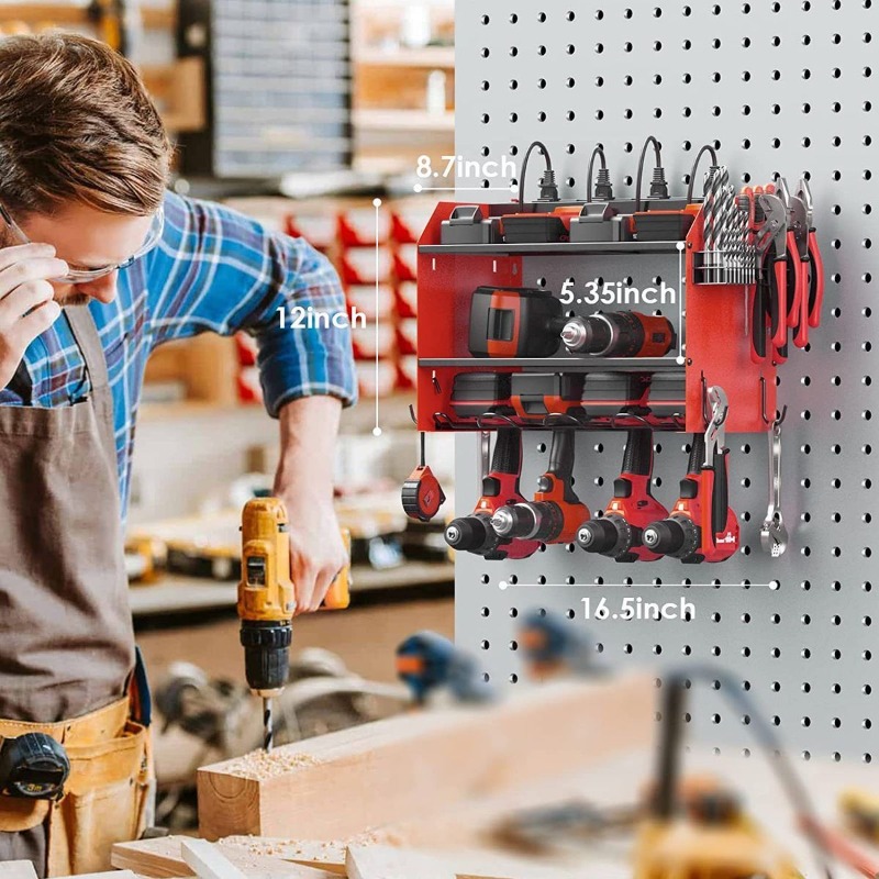 Wall-Mounted Power Tool Storag - Workshop Tools Shelf ulasan dan harga