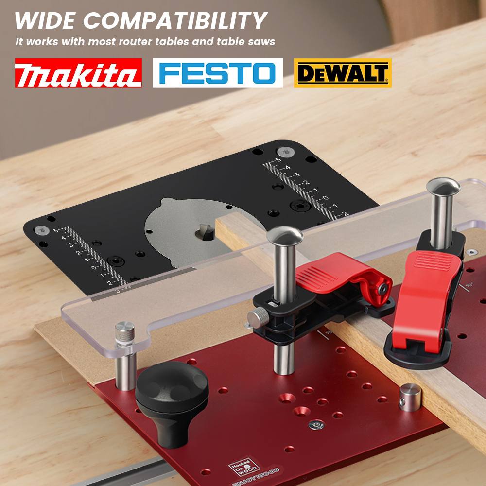 Hooked On Router Table Rail Co - Router Table Insert ulasan dan harga