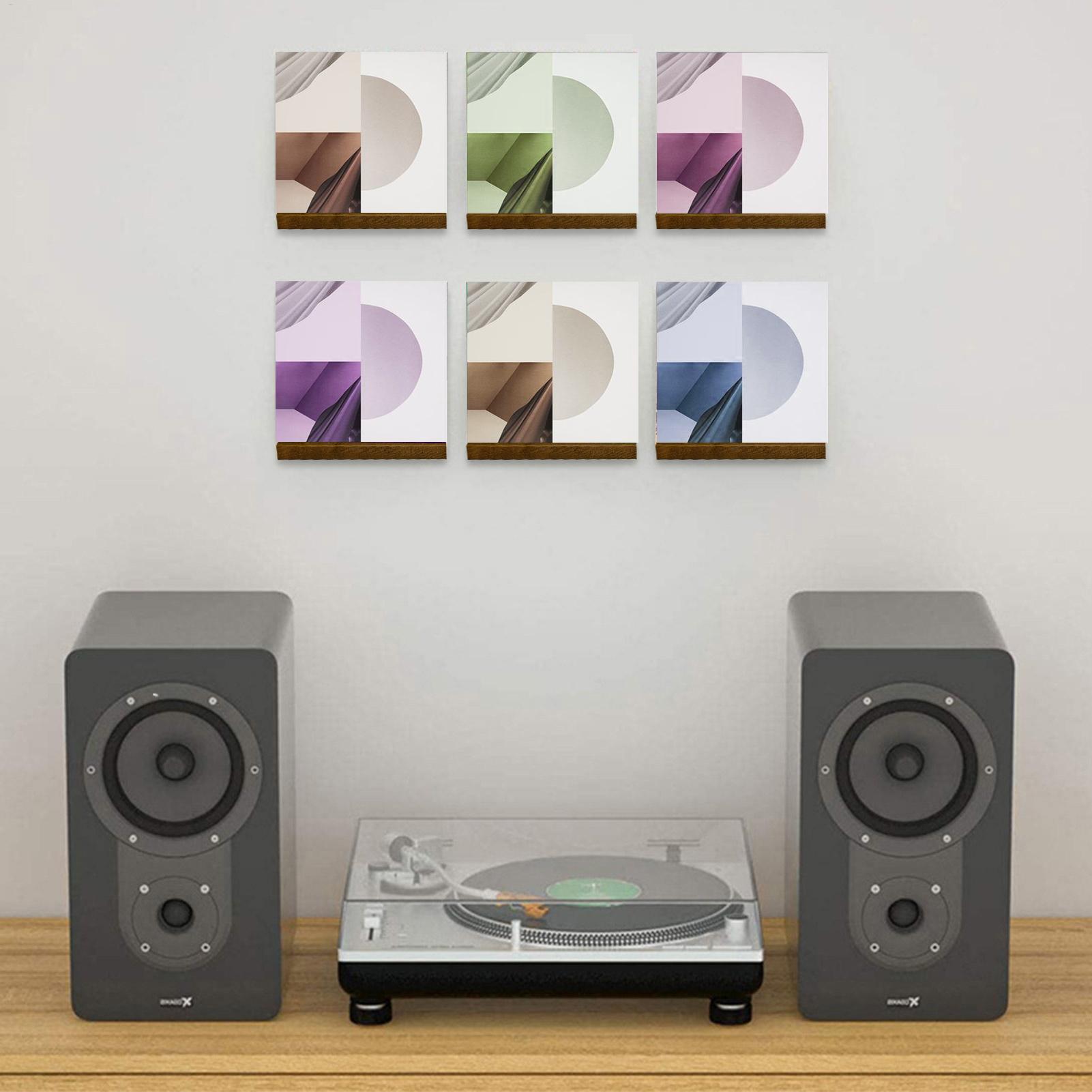 Wall Record Holder Wood Vinyl  - Workshop Tools On Wall ulasan dan harga