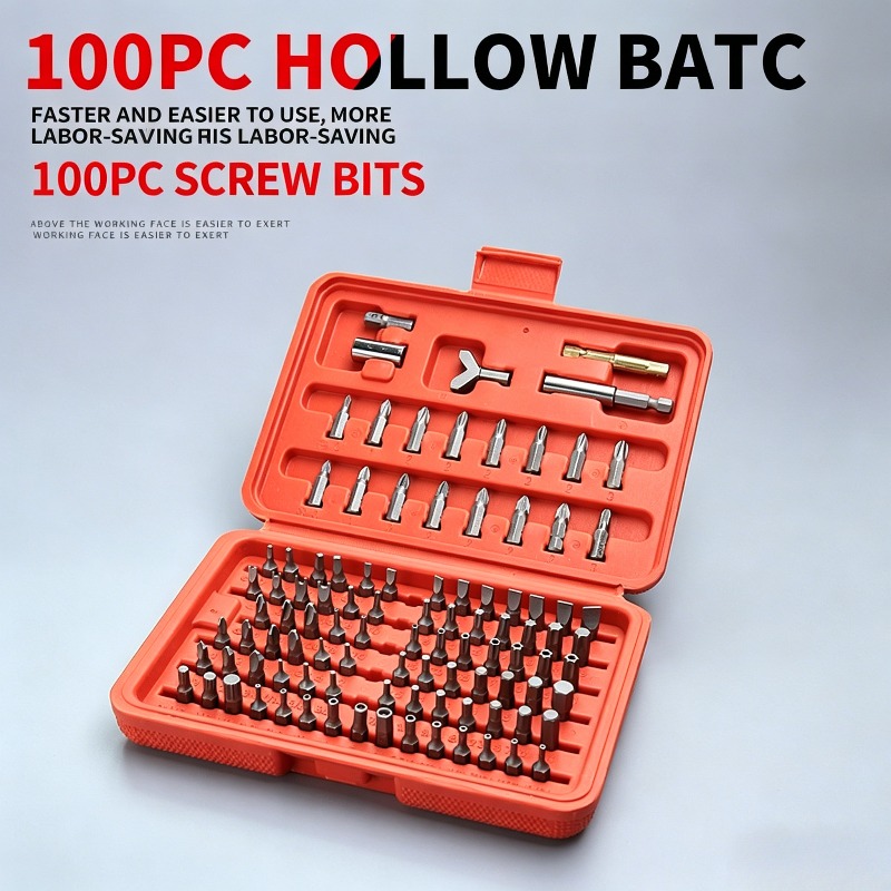 100PCS Screwdriver Bit Set, Ho - Workshop Use Tools ulasan dan harga