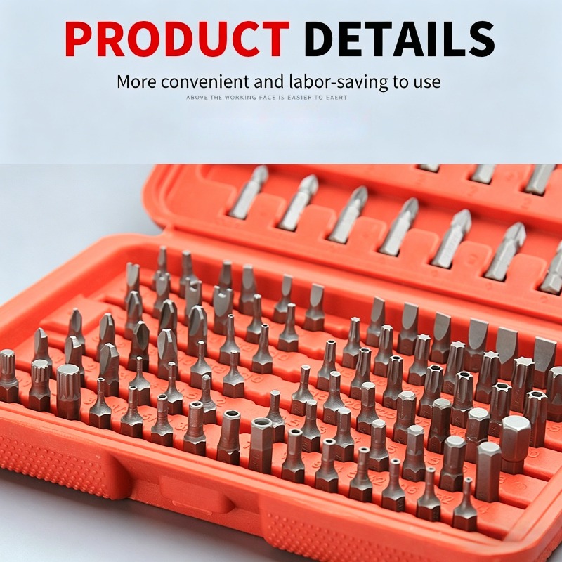 100PCS Screwdriver Bit Set, Ho - Workshop Use Tools ulasan dan harga