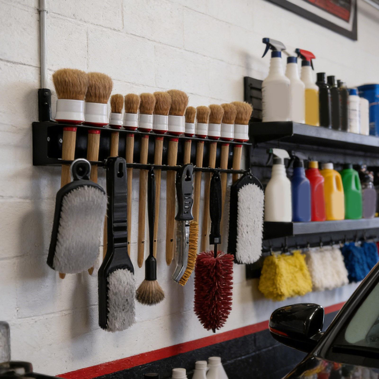 Detailing Brush Holder Steel C - Workshop Tools On Wall ulasan dan harga