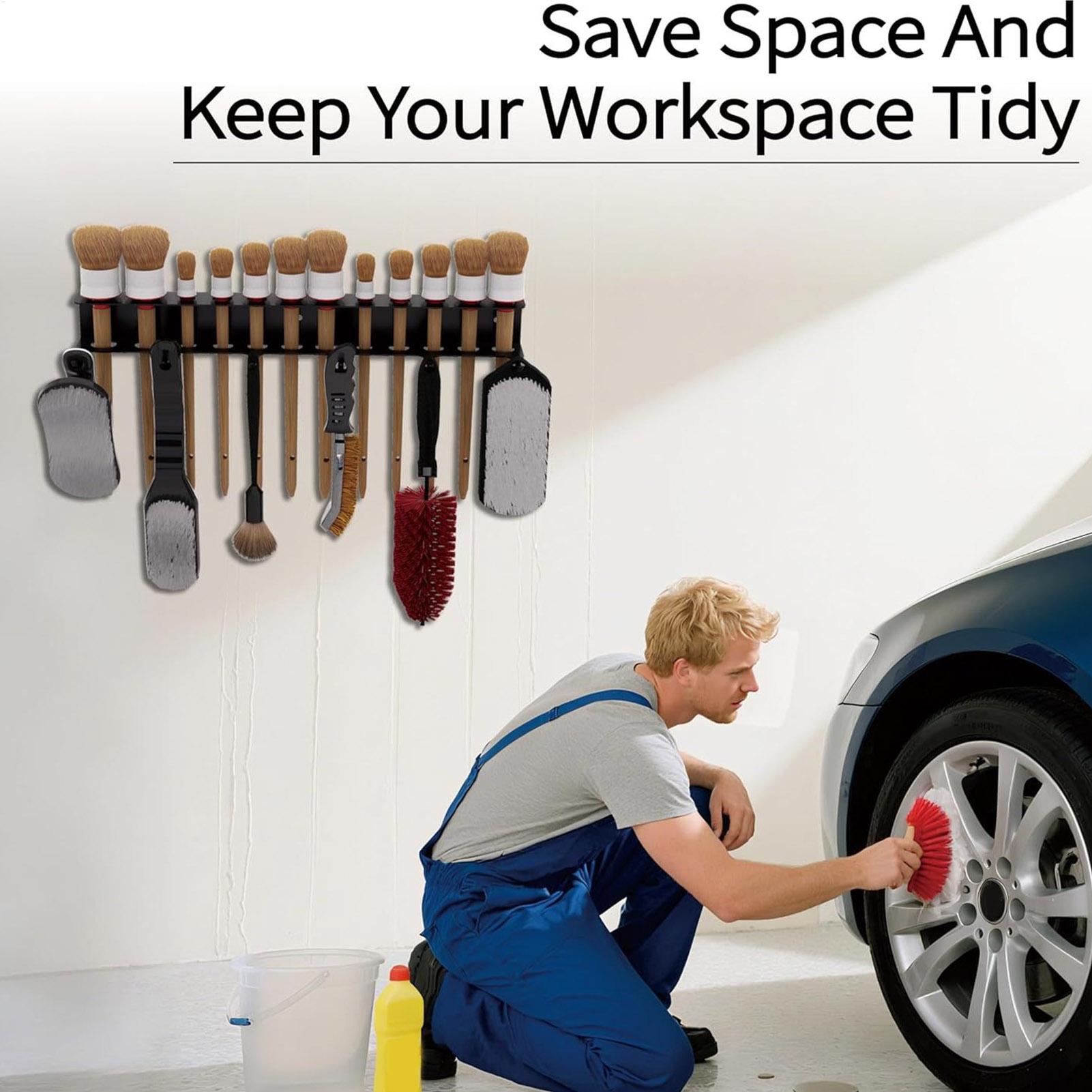Detailing Brush Holder Steel C - Workshop Tools On Wall ulasan dan harga