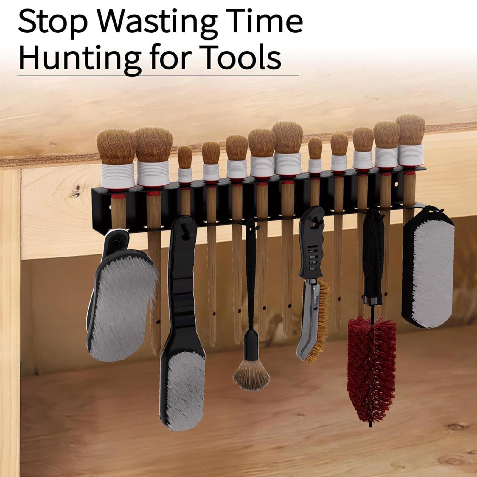 Detailing Brush Holder Steel C - Workshop Tools On Wall ulasan dan harga