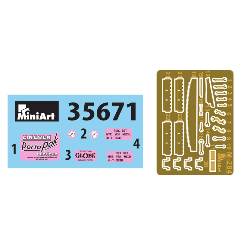 Miniart 35671 1/35 Plastic Ass - Workshop Tools Toy ulasan dan harga