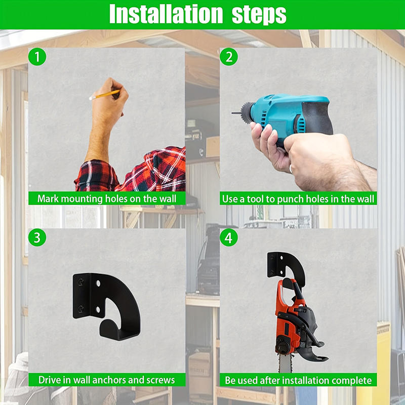 Garage Organizer Trimmer Rack  - Workshop Tools On Wall ulasan dan harga