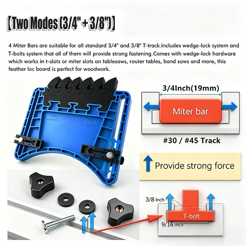 Woodworking Feather Board Anti - Router Table Insert ulasan dan harga